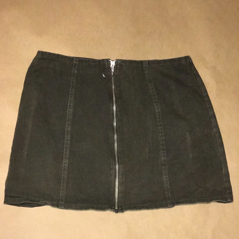 Chloe&Katie| Women’s Olive Green Mini Skirt